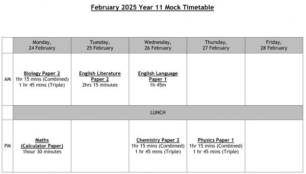 Timetable Feb 2025 v2 page 0001