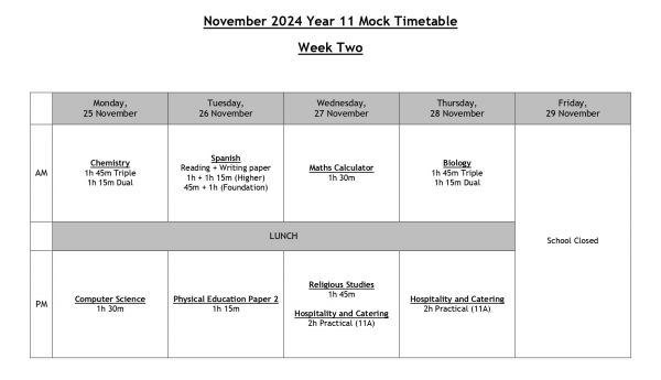 Student Timetable November 2024 page 0002